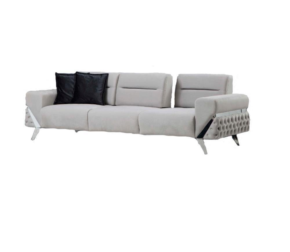 Sitzer/Sessel), Sofagarnitur Sofa Europa Holz Modern 3 3 Set, Sofa Textil Sessel in 4 Sitzer Wohnzimmer-Set Sitzer Sitzer/Sofa JVmoebel Made 4+3+1 (3-St.,