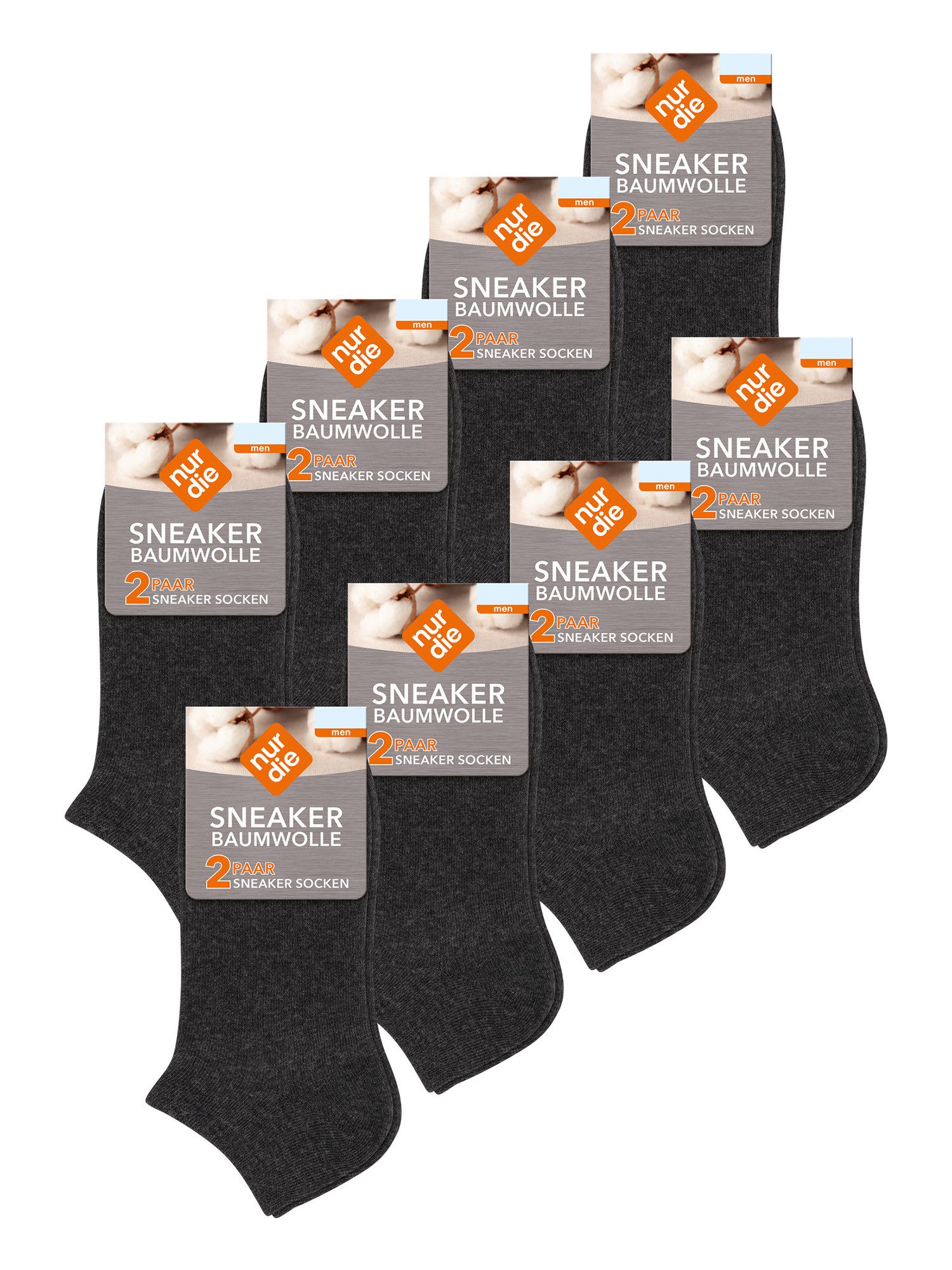 Nur Die Sneakersocken Baumwolle Basic Unifarben günstig online kaufen