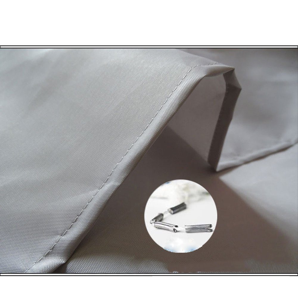 Fanci Home Duschvorhang Textil Anti-Schimmel wasserdicht Schimmelresistent (Wasserabweisend Anti-Bakteriell), Waschbar 100% Polyester inklusive Ringe Duschvorha – Bild 4 von 5