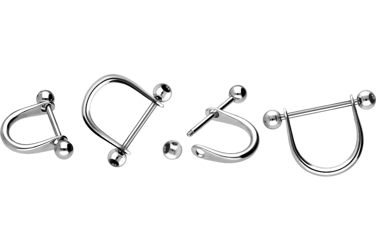 PIERCINGLINE Brustwarzenpiercing Chirurgenstahl Brustbügel (Barbells, 1-tlg günstig online kaufen