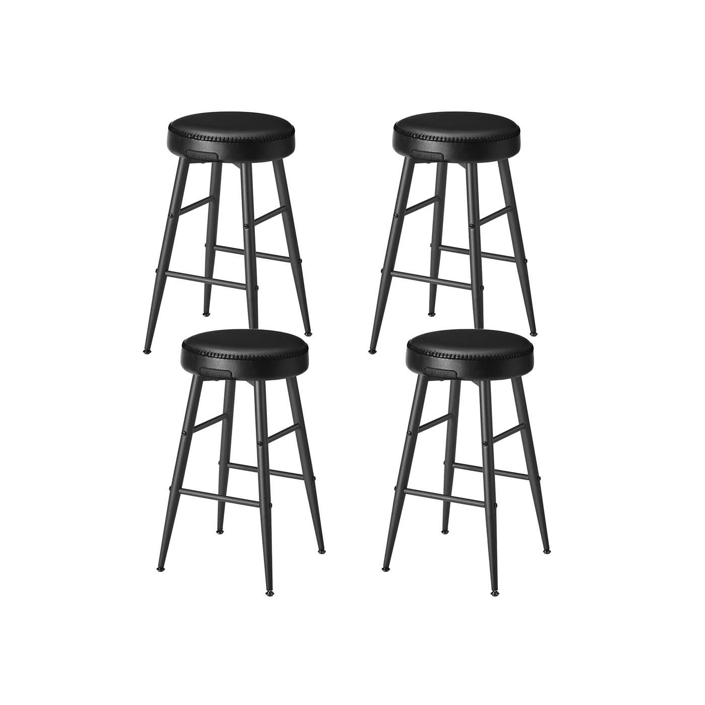 VASAGLE Barhocker (4 St), Kunstleder, 120kg belastbar, zwei Höhen günstig online kaufen