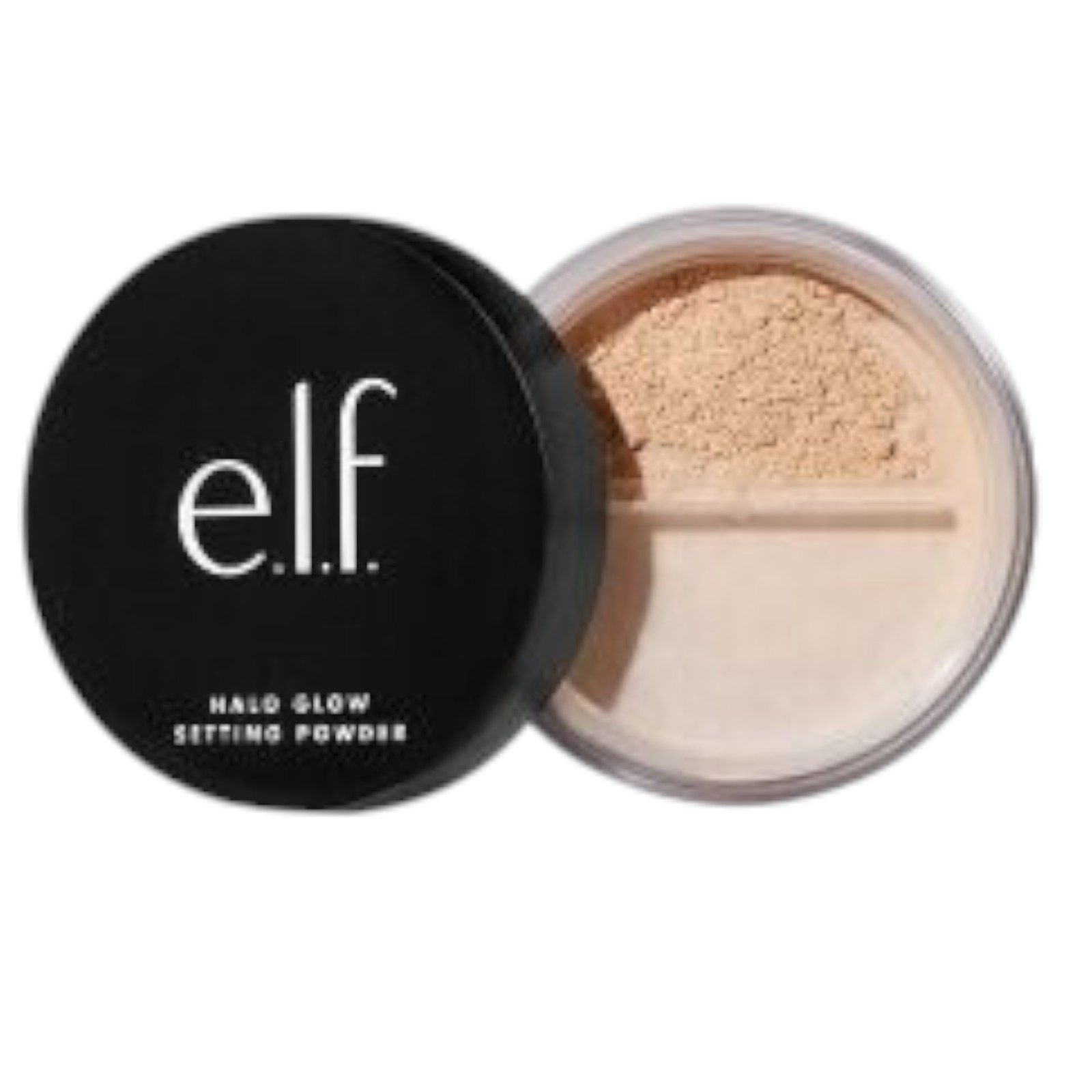 e.l.f Puder Halo Glow Setting Powder, Mattierender Fixierpuder, Weichzeichner-Effekt