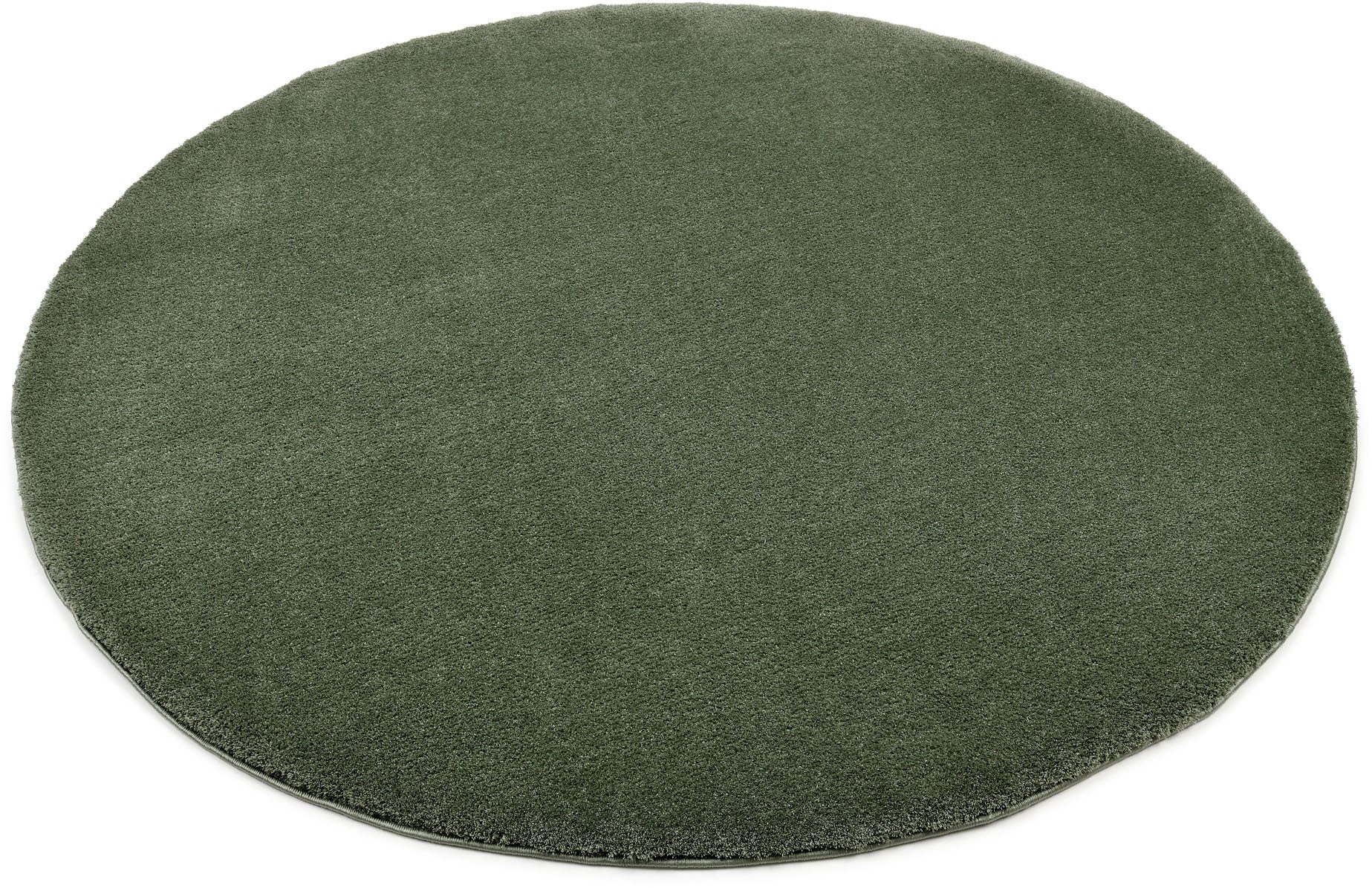 OCI DIE TEPPICHMARKE Hochflor-Teppich Soft Dream, rund, Höhe: 30 mm, weich durch Microfaser, Shaggy, Langflor, Wohnzimmer