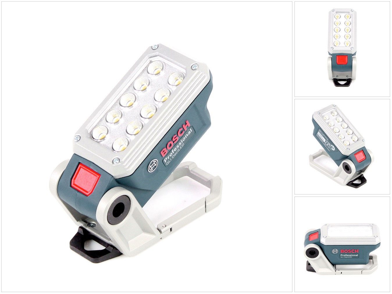 Bosch Professional Baustrahler Professional GLI DeciLED 10,8 Volt Akku Lampe Worklight Solo (06014A