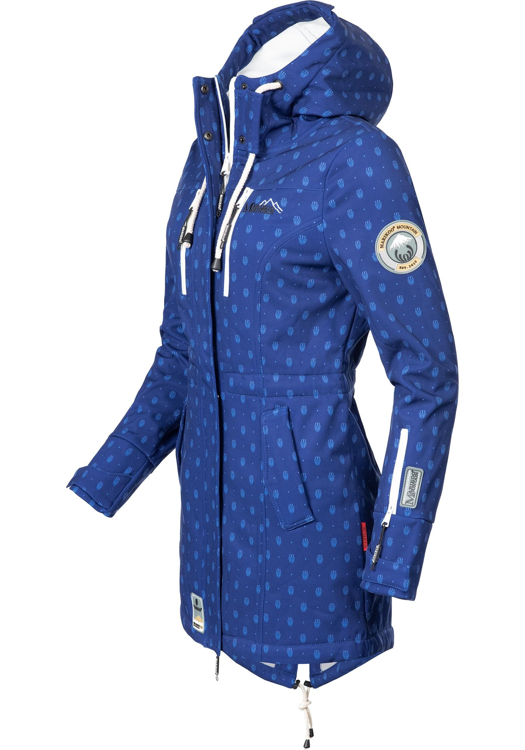 Marikoo Funktionsmantel Zimtzicke Softshell Parka mit Kapuze