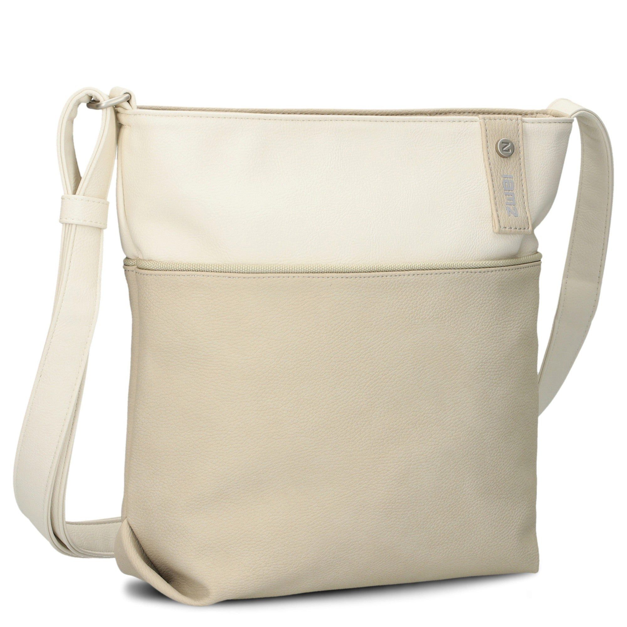Umhängetasche Jana J10 - Schultertasche 29 cm (nubuk-linen)