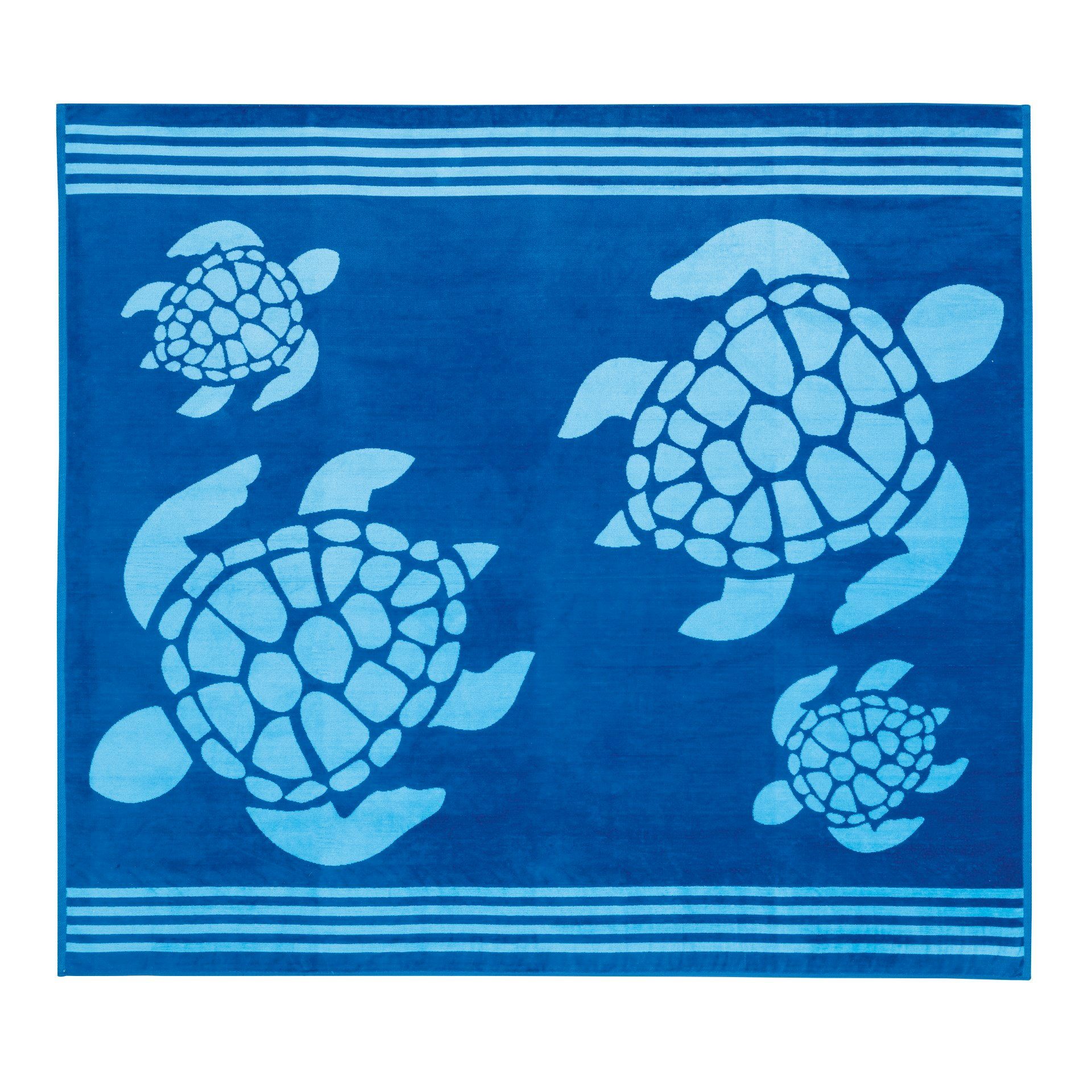 Delindo Lifestyle Strandtuch Tropical "Turtle", Ägyptische Baumwolle (1-St) günstig online kaufen