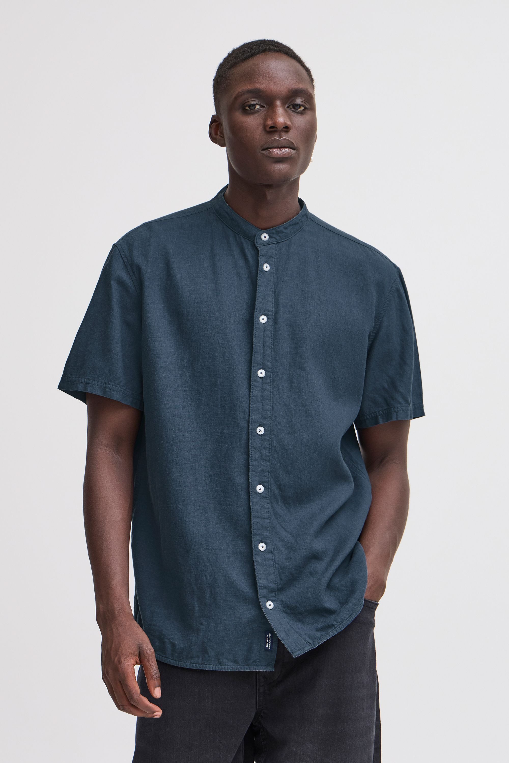 Blend Kurzarmhemd BLEND BHBOBBY Shirt mandarin günstig online kaufen