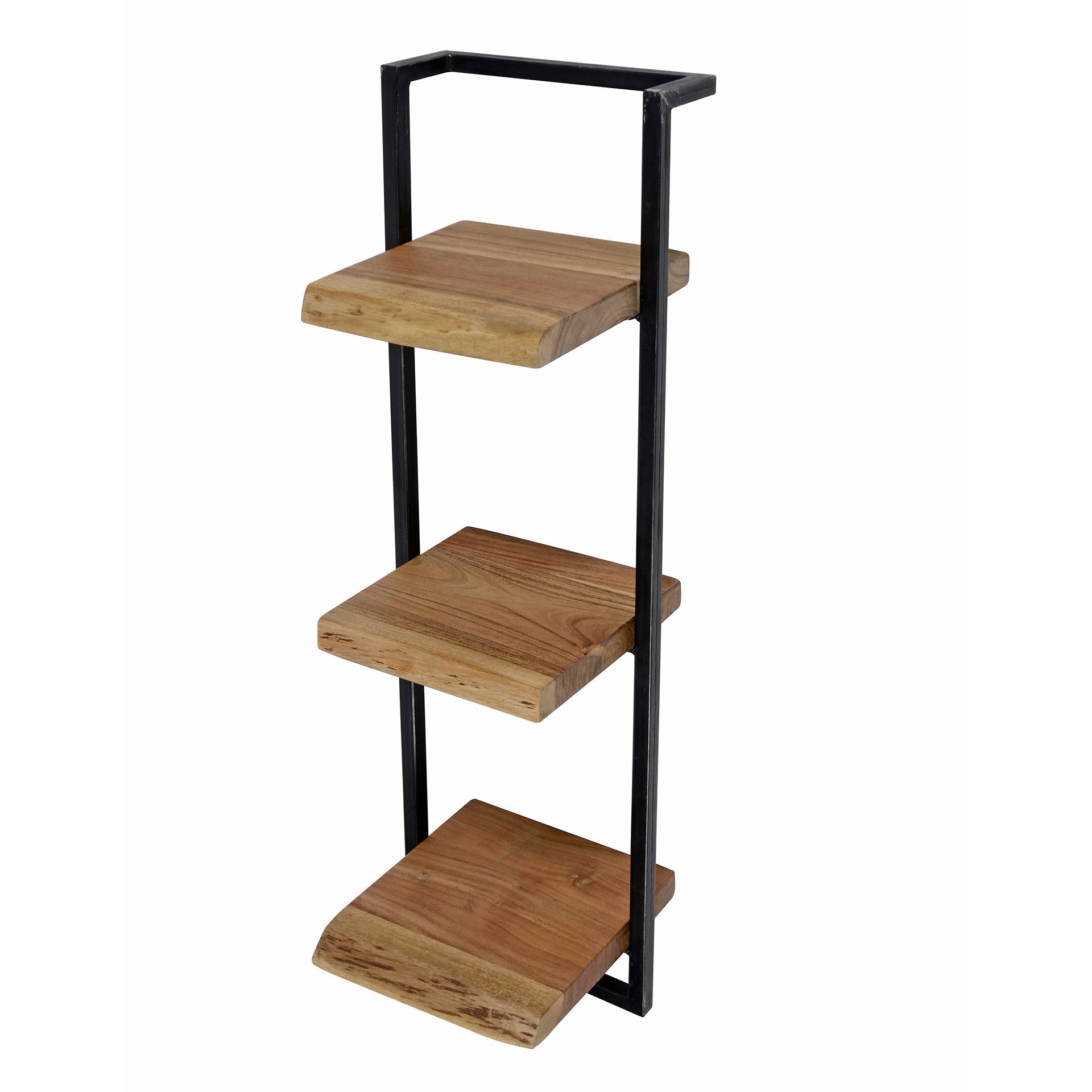 Vintagehaus Wandregal Wandregal Baumkante Edge Metall günstig online kaufen