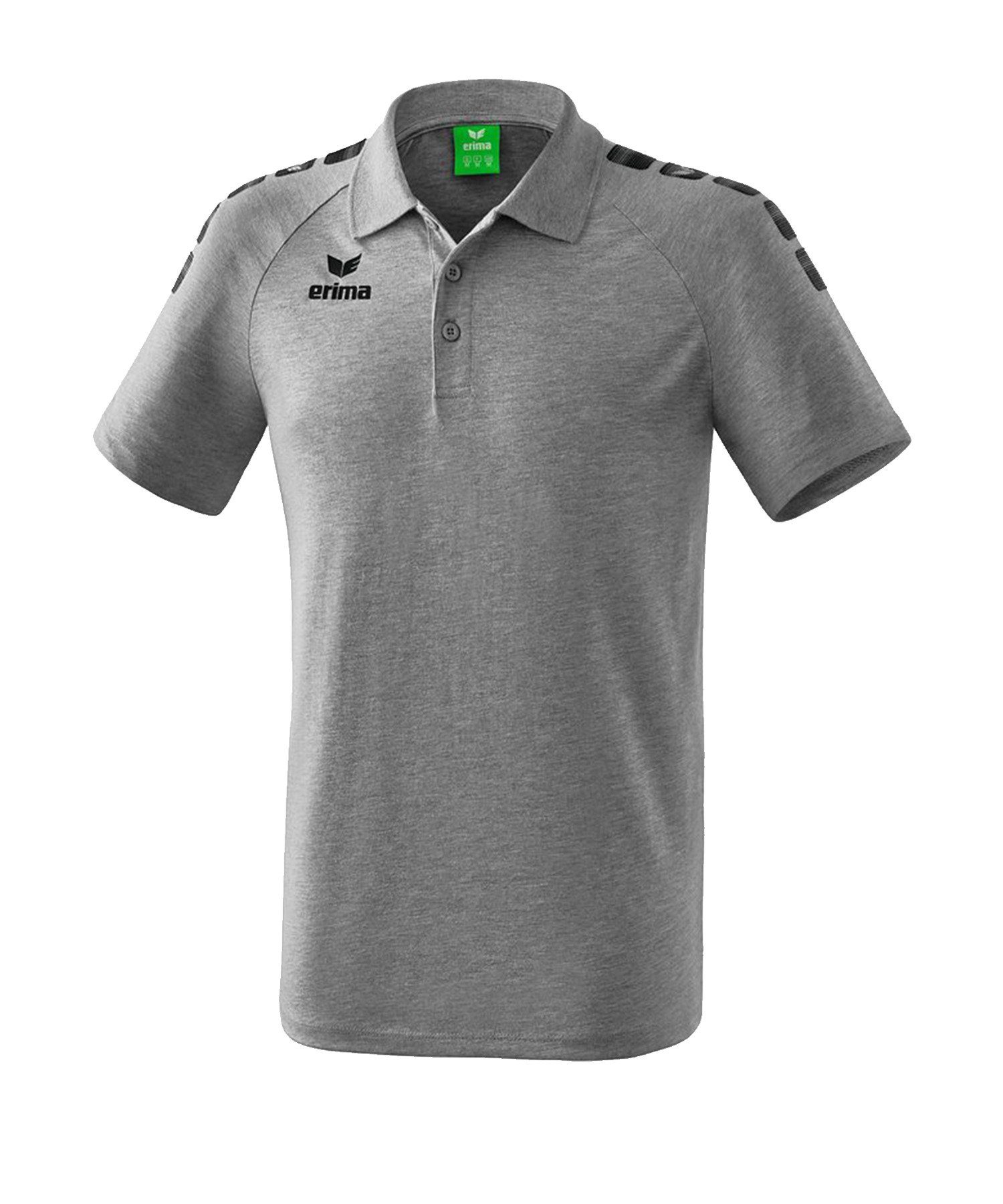 Erima T-Shirt Essential 5-C Poloshirt default GrauSchwarz