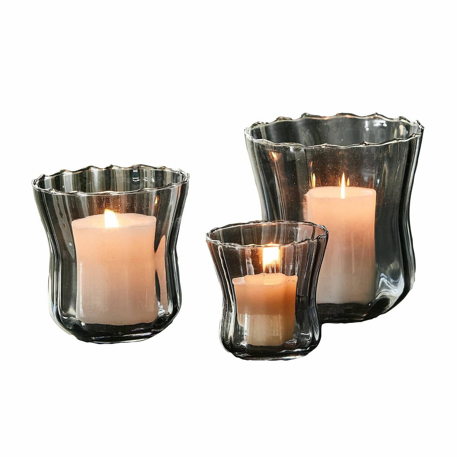 Windlicht Windlicht 3er Set Lovire grau