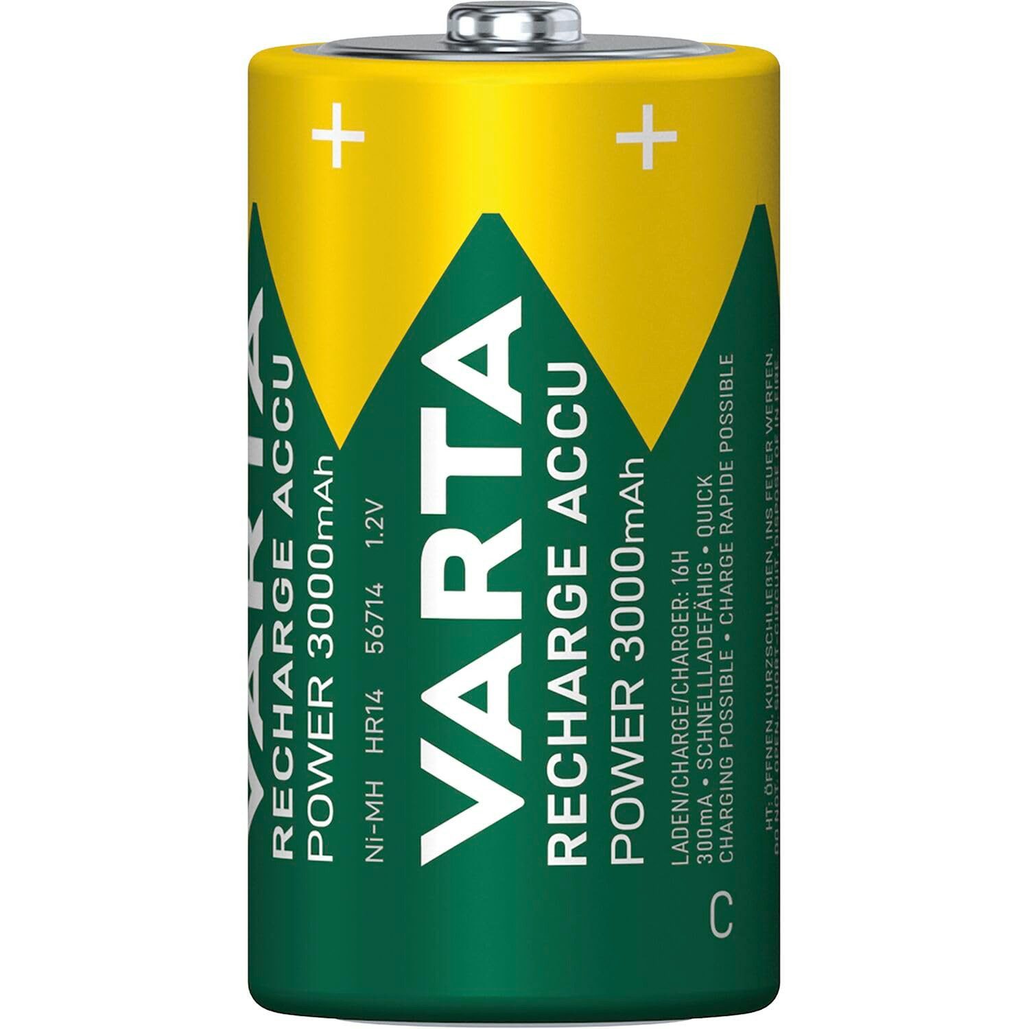VARTA Recharge Accu Power C 3000 mAh Ladestation (Wiederaufladbar, hochkapazitiv, sofort einsatzbereit)