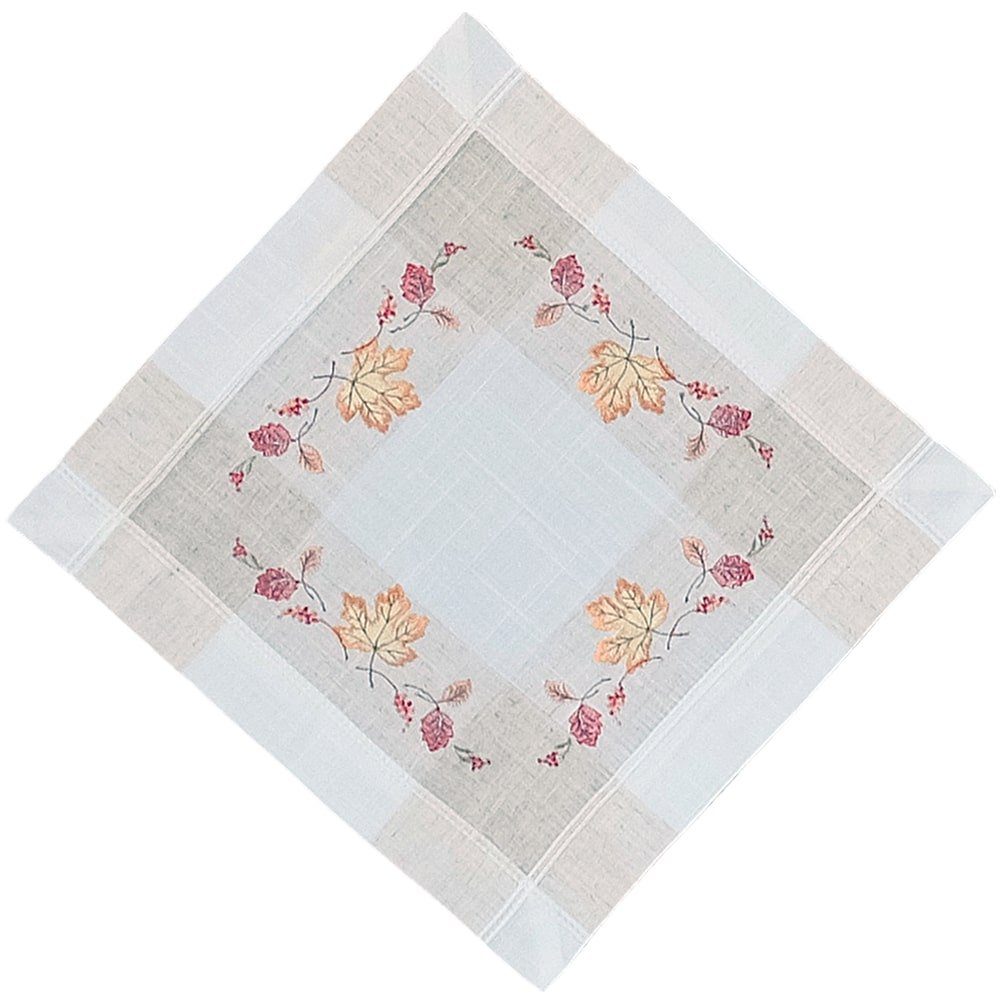 matches21 HOME & HOBBY Tischdecke Tischdeckchen MELINA Blätter Herbst bunt günstig online kaufen