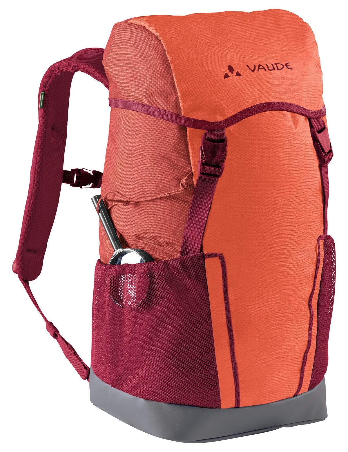 VAUDE Trekkingrucksack Puck 14, Kinderrucksack inklusive Regenhülle und Sitzmatte, 14 Liter
