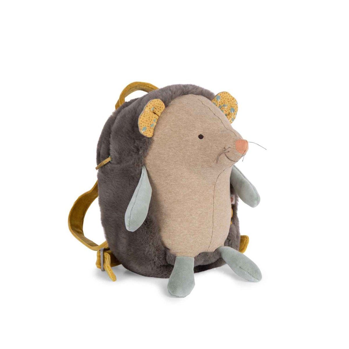 Moulin Roty Kinderrucksack Trois Lapins Rucksack Igel 32cm Kinderrucksack Kindergarten Tasche