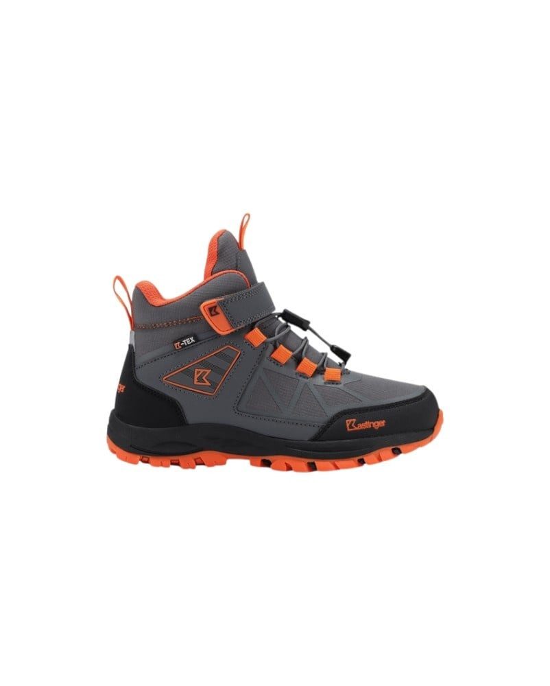 Kastinger Wander-Freizeitschuhe Karlspitz Mid V EV KTX (wasserdicht) grau/orange Wanderschuh