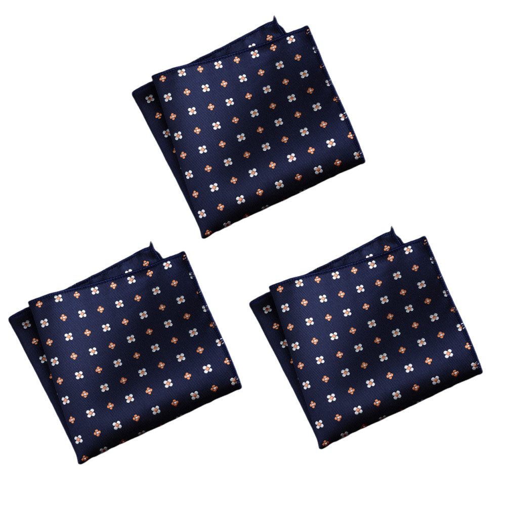 Diwzbyn Taschentuch Taschentücher Herren, 3 Stück Polyester Stofftaschentücher Set, (3-St), Traditionelle Taschentücher Stoff Herren Handkerchief