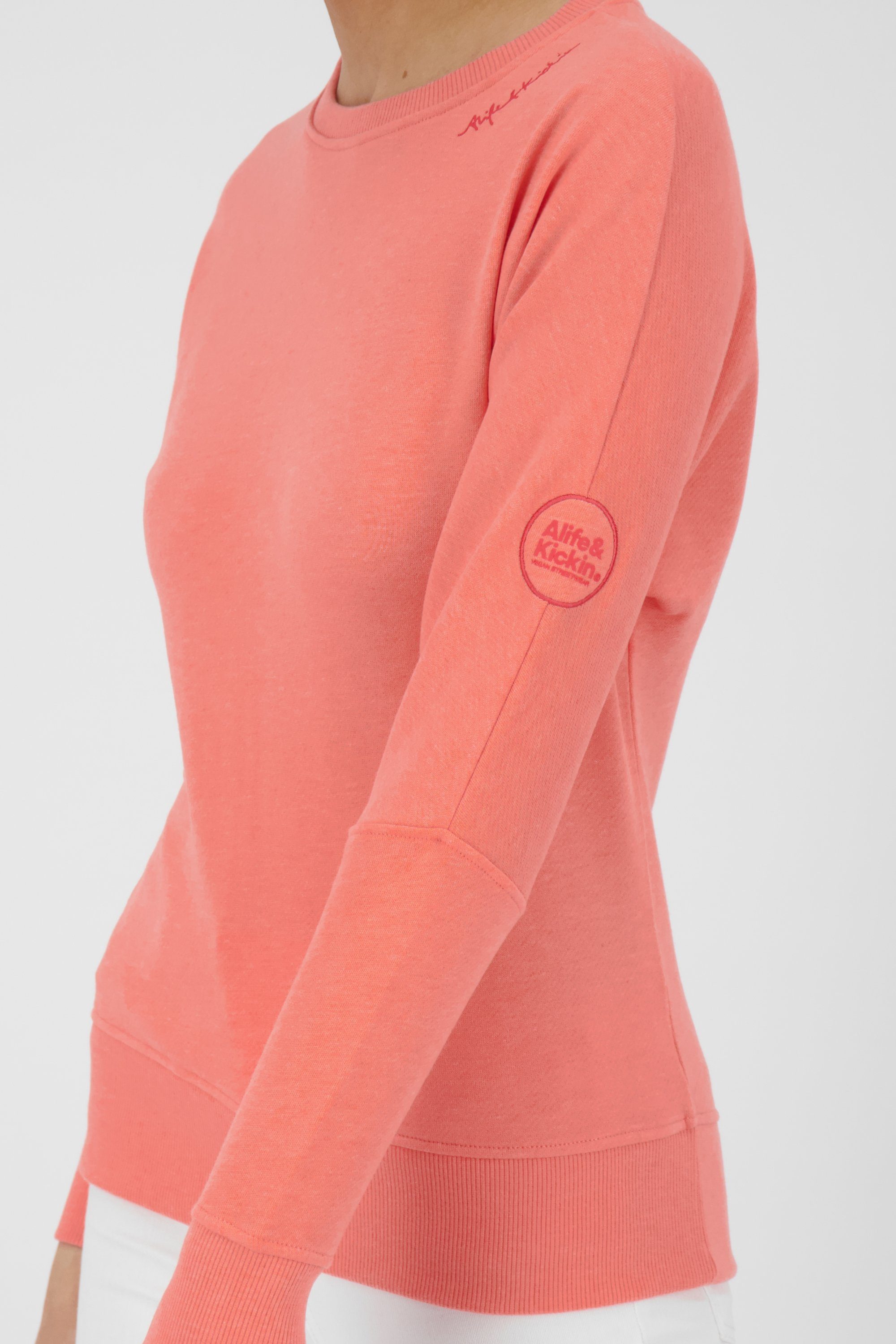 Damen Sweatshirt & Crewneck salmon A DalaAK Kickin melange Alife