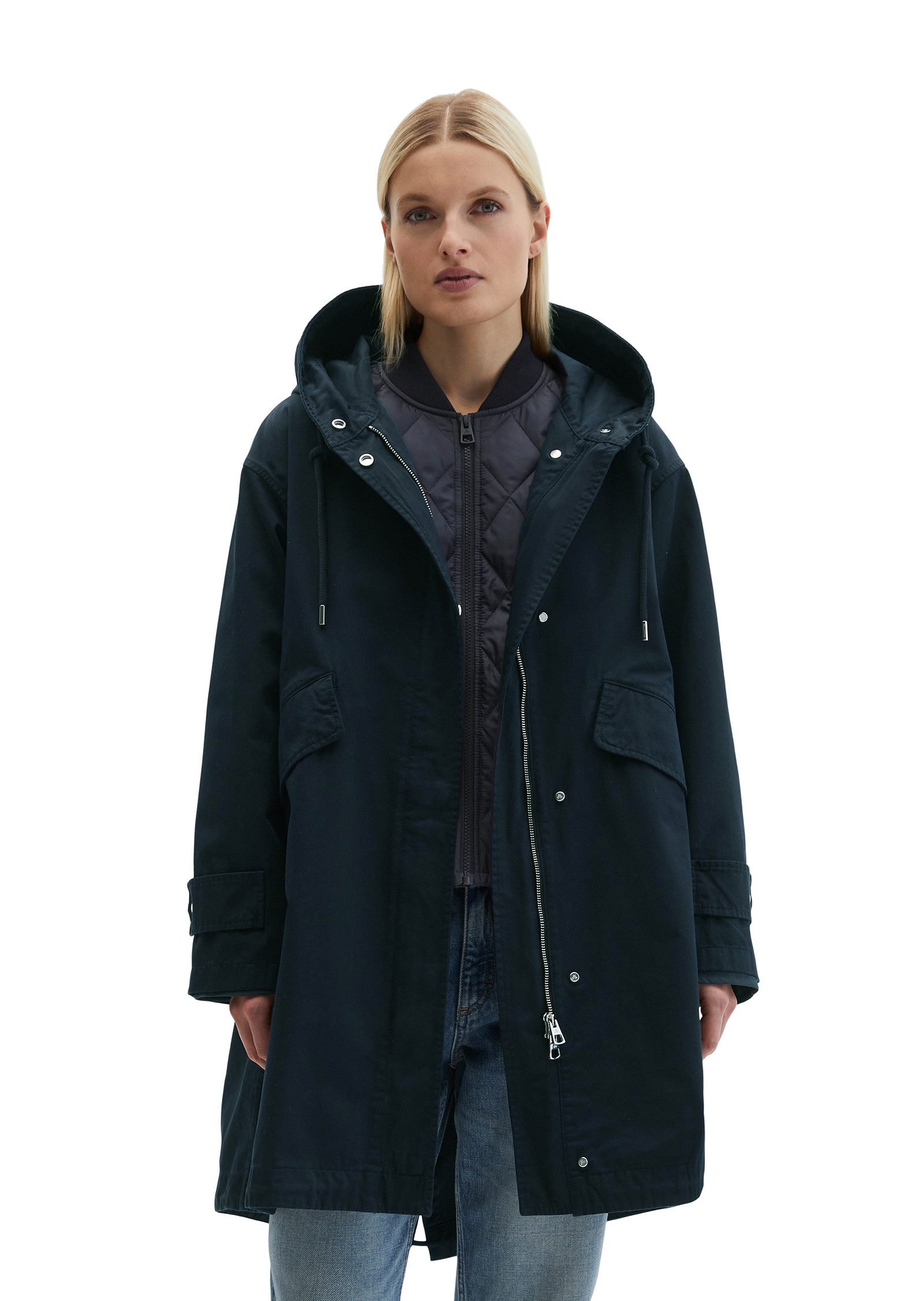 Marc O'Polo Funktionsmantel aus Organic Cotton-Twill
