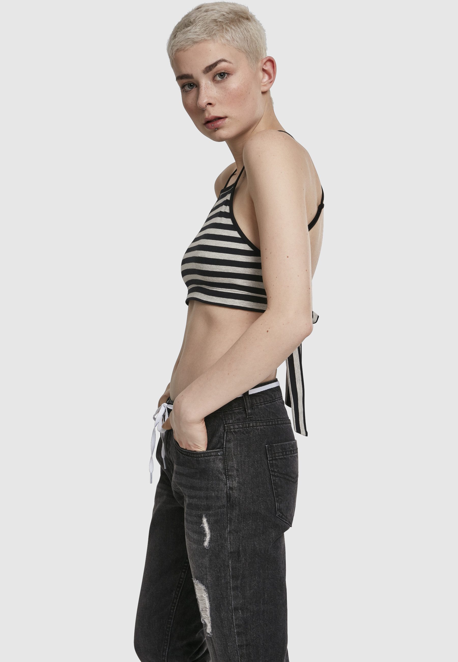 URBAN CLASSICS Tanktop Urban Classics Damen Ladies Triangle Top (1-tlg)