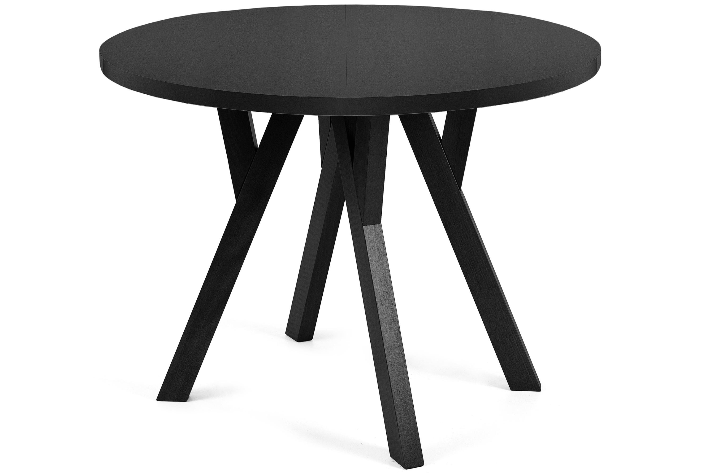 KONSIMO® Esstisch INDAGA Esszimmertisch Ausziehbar Rund, günstig online kaufen