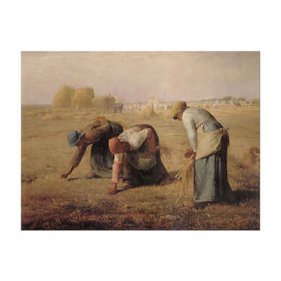 Bilderdepot24 Leinwandbild Alte Meister - Jean-François Millet - Die Aehrenleserinnen, Menschen