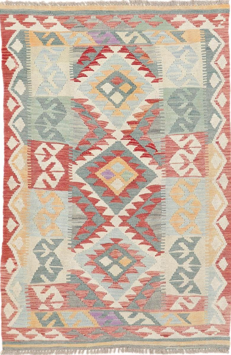 Orientteppich Kelim Afghan Heritage 100x150 Handgewebter Moderner Orientteppich, Nain Trading, rechteckig, Höhe: 3 mm