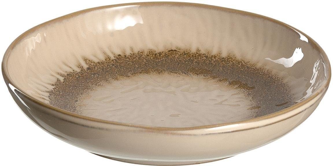 LEONARDO Suppenteller Matera, (6 St), sand Ø 21 Keramik, cm