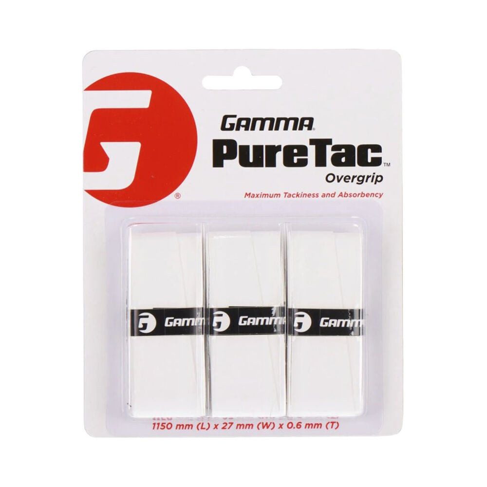 Griffband Gamma Übergriffband PureTac 3 Pack-Pack Weiß