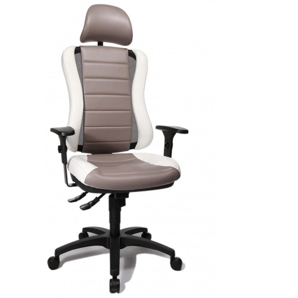 TOPSTAR Drehstuhl Profi Bürostuhl HEAD POINT RS Stoff mit Armlehnen (1 St), Ergonomischer Chefsessel, Schreibtischstuhl höhenverstellbar
