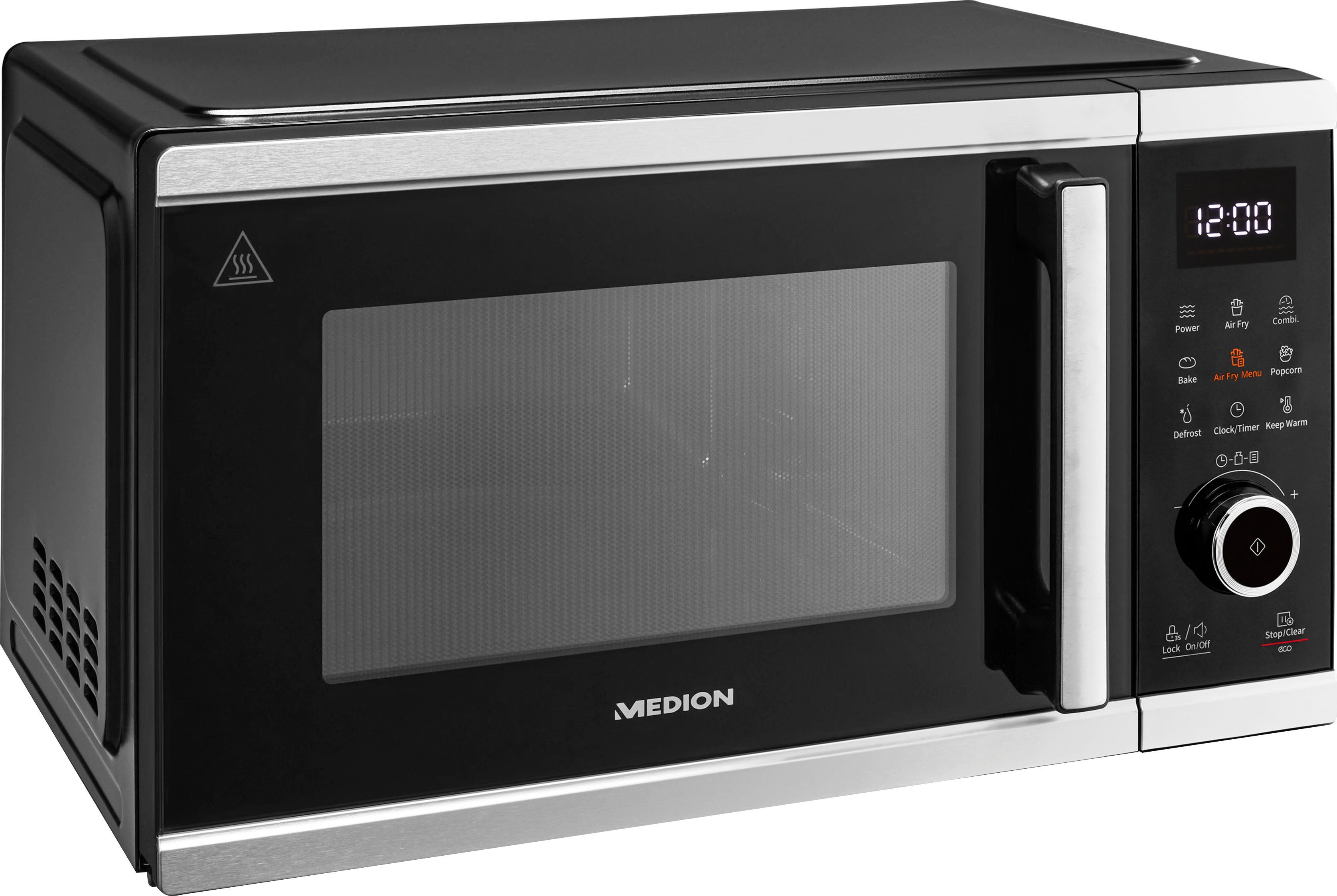 Medion® Mikrowelle MD 25 l 11499, Heißluft, Heißluftfritteusenleistung, Mikrowelle
