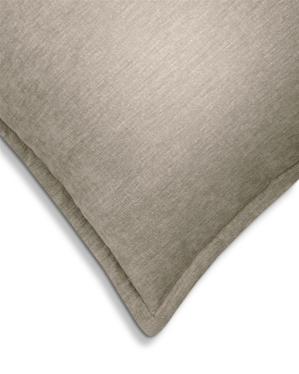 YELLOW Bettüberwurf Velours Vieux Dekokissen 45x45 Taupe Grey Dekokissen 45x45 Taupe-Grey, Dekokissen Kissen Sofakissen
