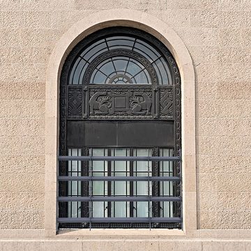 Mucola Fenster Sicherheitsgitter Balkongeländer Fensterschutz Stahl Geländer Silber, (Stück), Vollständig verschweißt