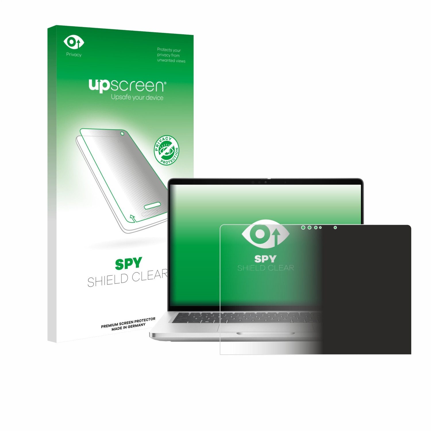 upscreen Displayschutzfolie Sichtschutzfolie für Dell Pro 13 Plus 2-in-1, Anti-Spy Privacy Sichtschutz Blickschutzfolie Blaulicht-Schutz