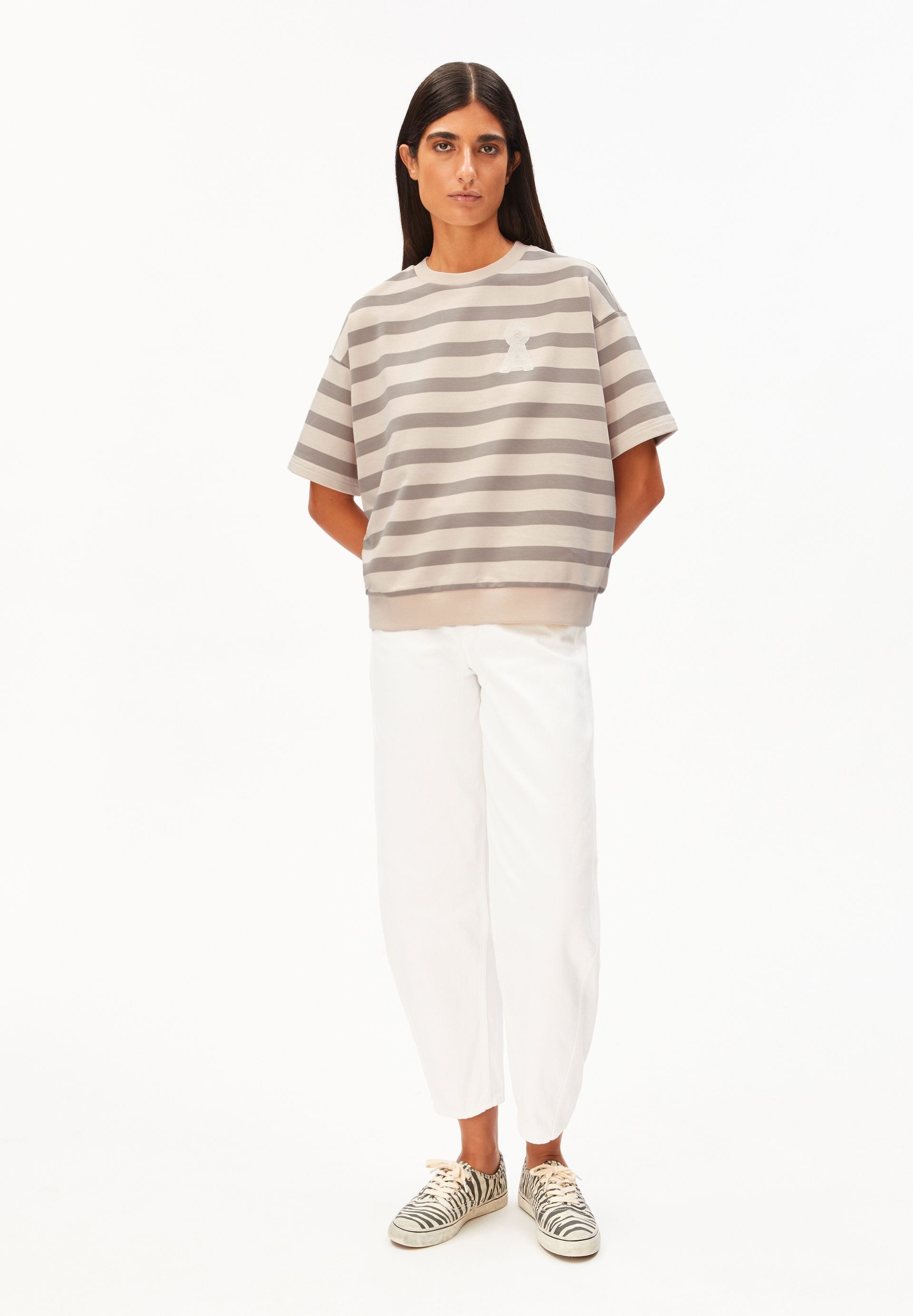 Armedangels Sweatshirt Bamikaa Stripe