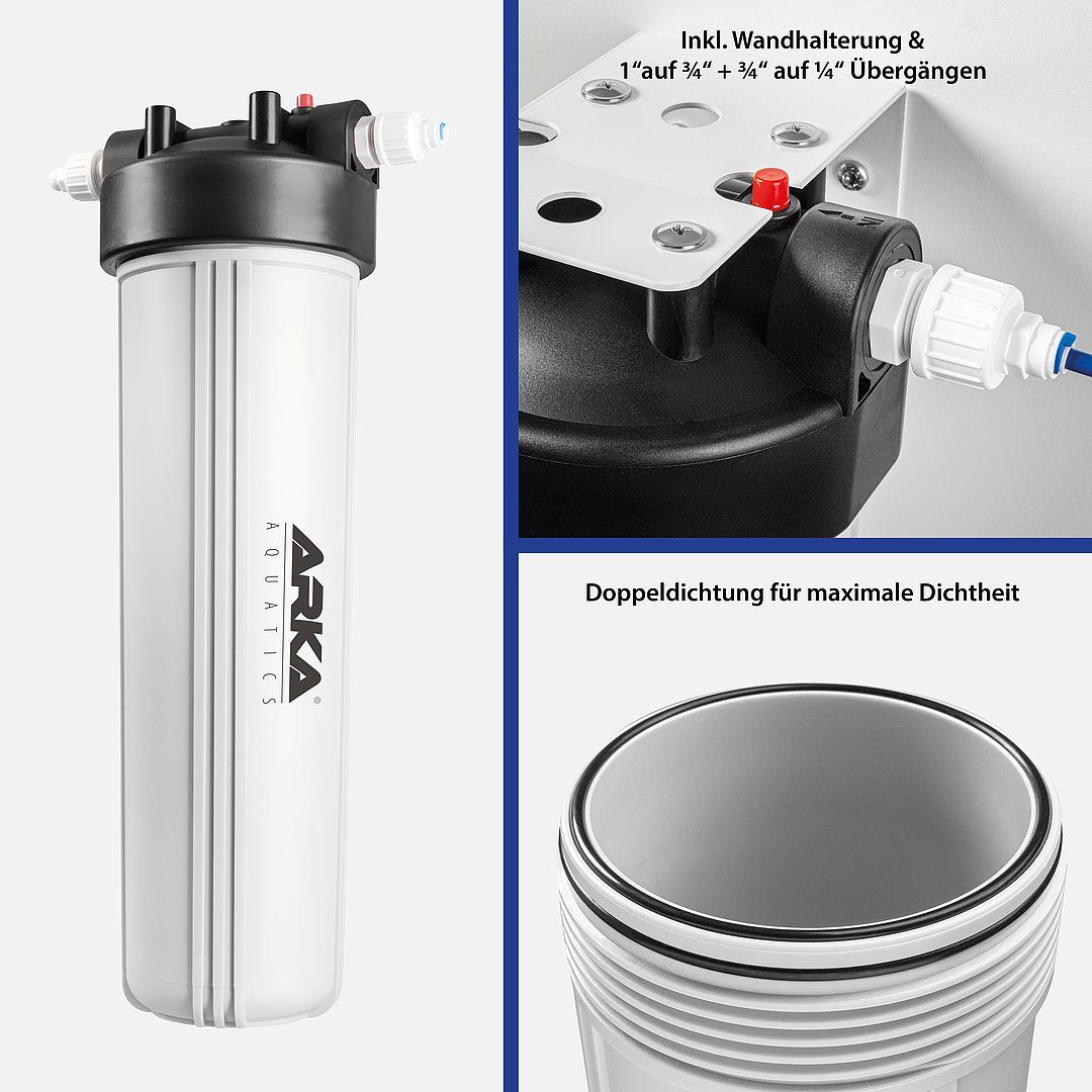 ARKA Biotechnologie GmbH Aquariumfilter ARKA myAqua Multifilter 4000 ml Absorberfilter Kohle Harz