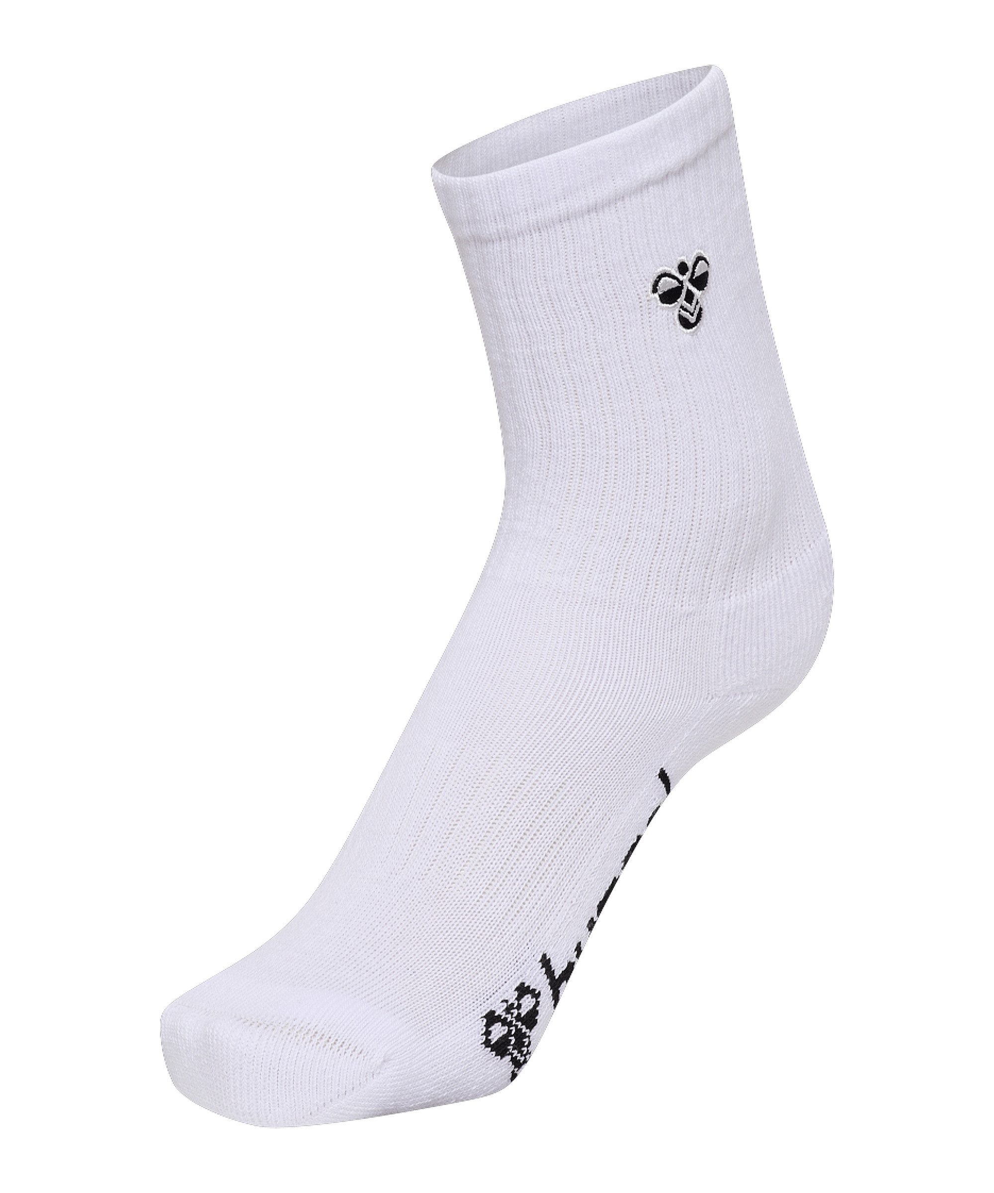 hummel T-Shirt Hummel 3-Pack Bee Socken Kids Weiß Sportsocken Baumwolle