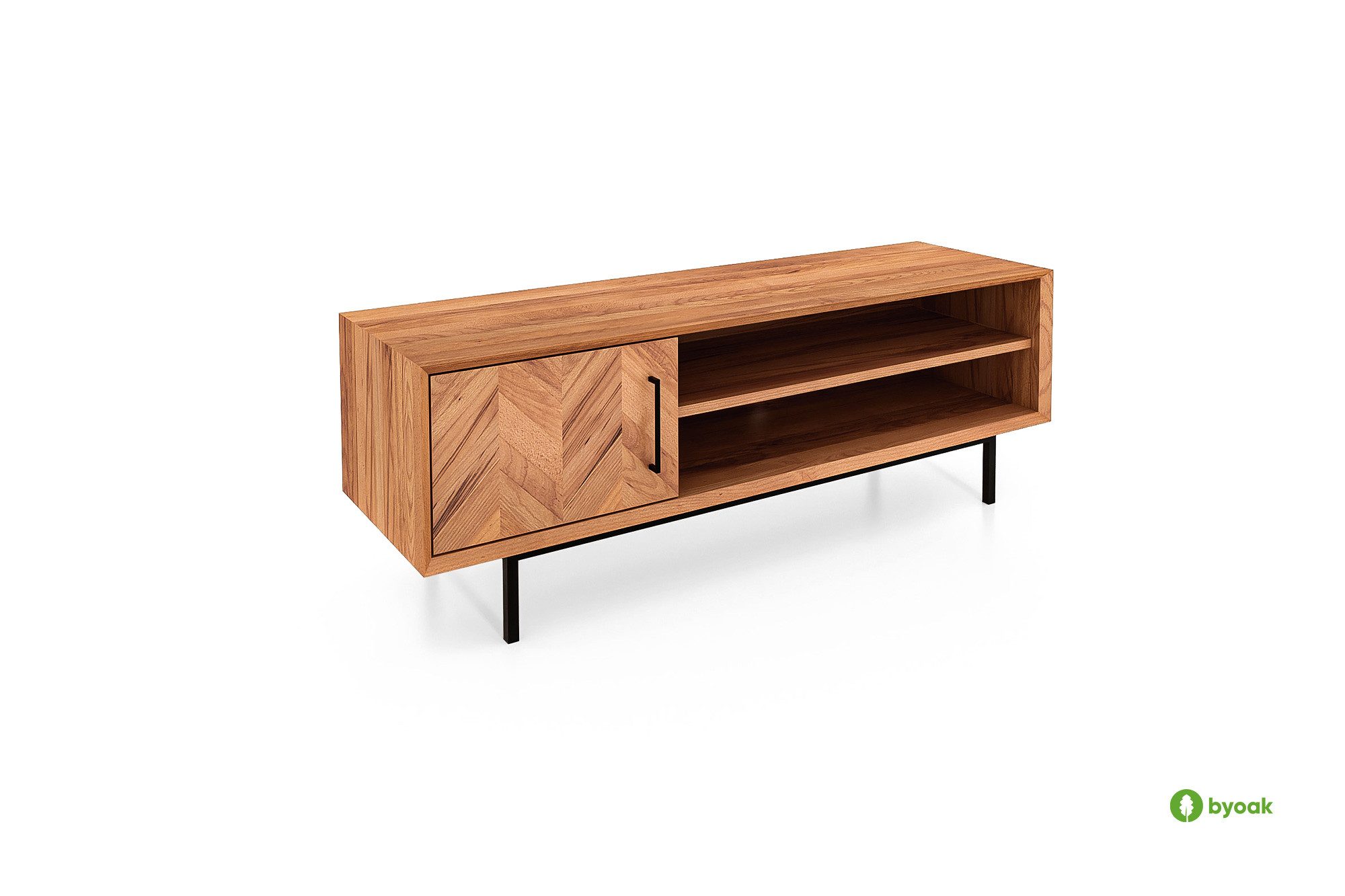 byoak TV-Schrank ABIES aus Massivholz, Naturgeölt