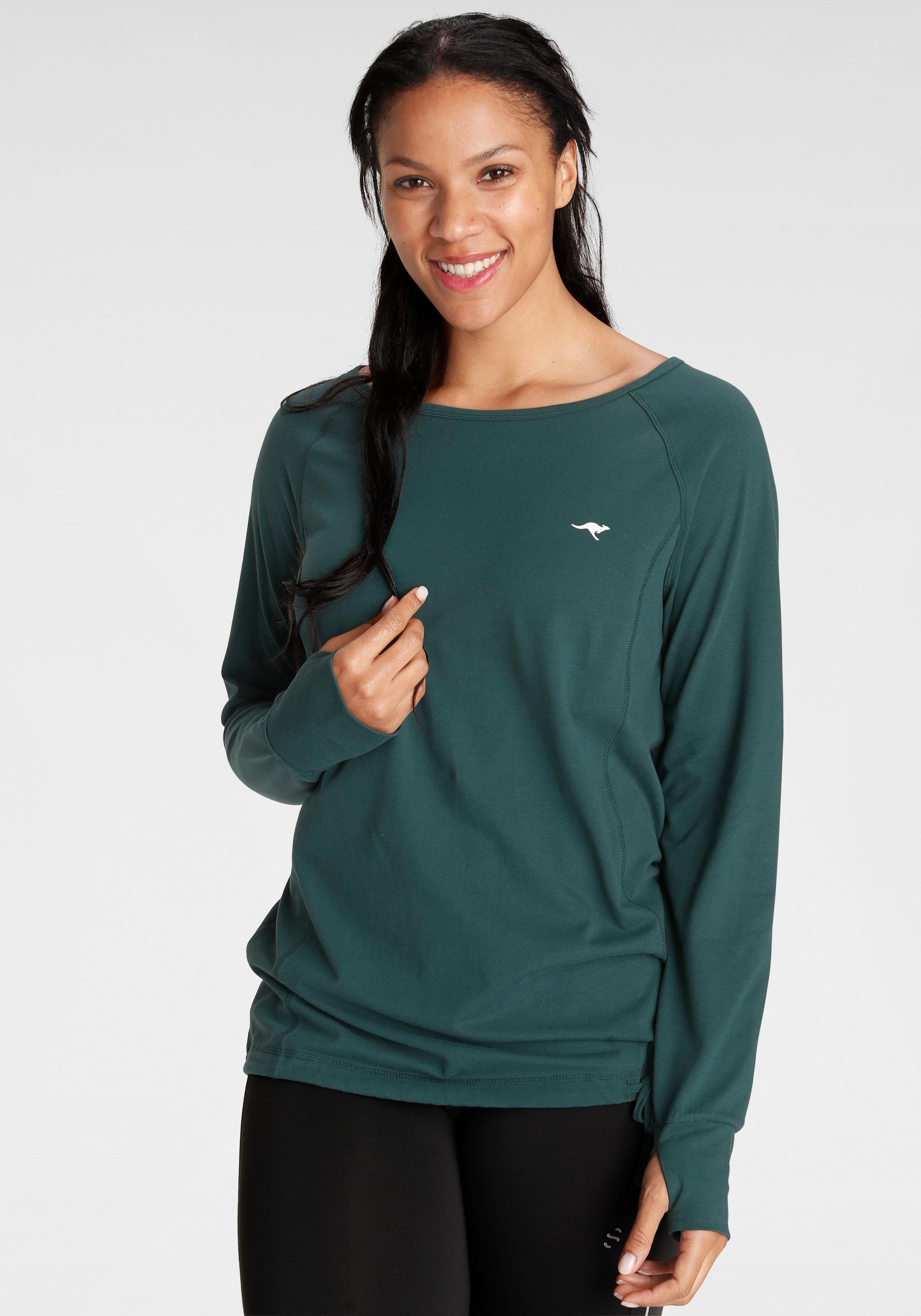 KangaROOS Langarmshirt Langarm, für Büro und Freizeit, große Größen günstig online kaufen