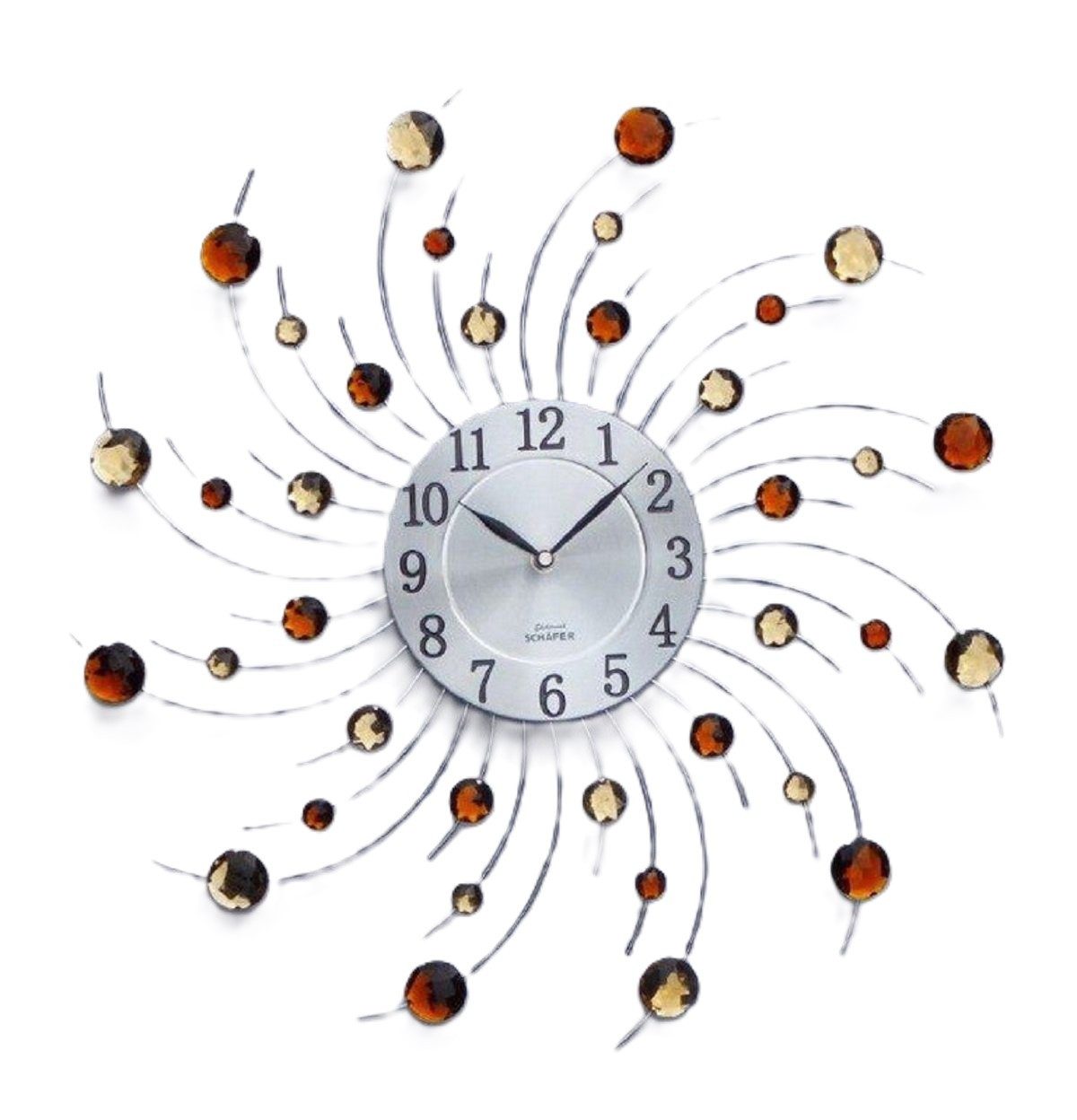 Elektronik SCHÄFER Wanduhr Ø 50cm Modernes günstig online kaufen