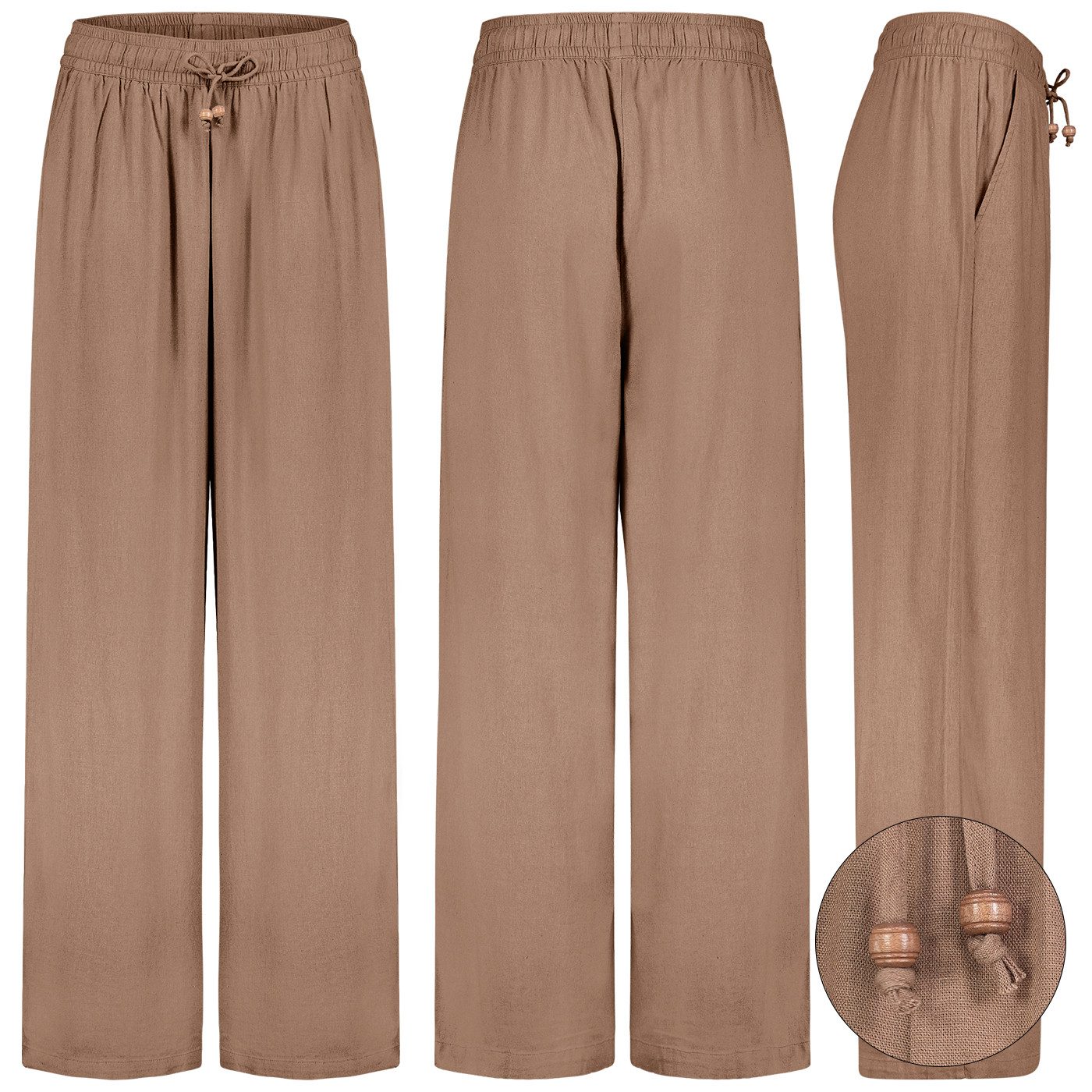 Eight2Nine Chinos Eight2nine Damen Leinen Hose Leinenhose Regular Freizeith günstig online kaufen