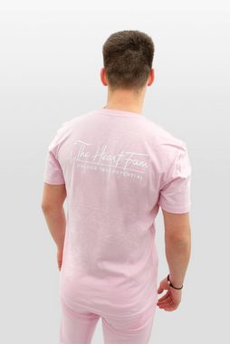 TheHeartFam T-Shirt Nachhaltiges Bio-Baumwolle T-Shirt Hell Pink Classic Herren Frauen (1-tlg) Hergestellt in Portugal / Familienunternehmen