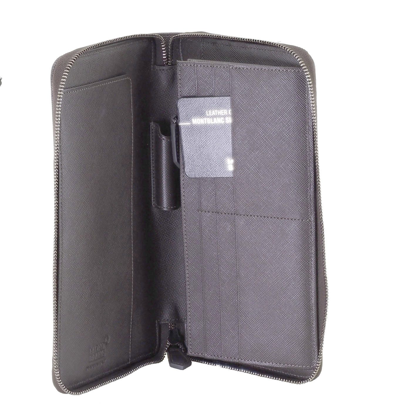 MONTBLANC Geldbörse Meisterstück Signature Ladies MB107839 Travel Wallet Leder, mit Montblanc Emblem und Prägung