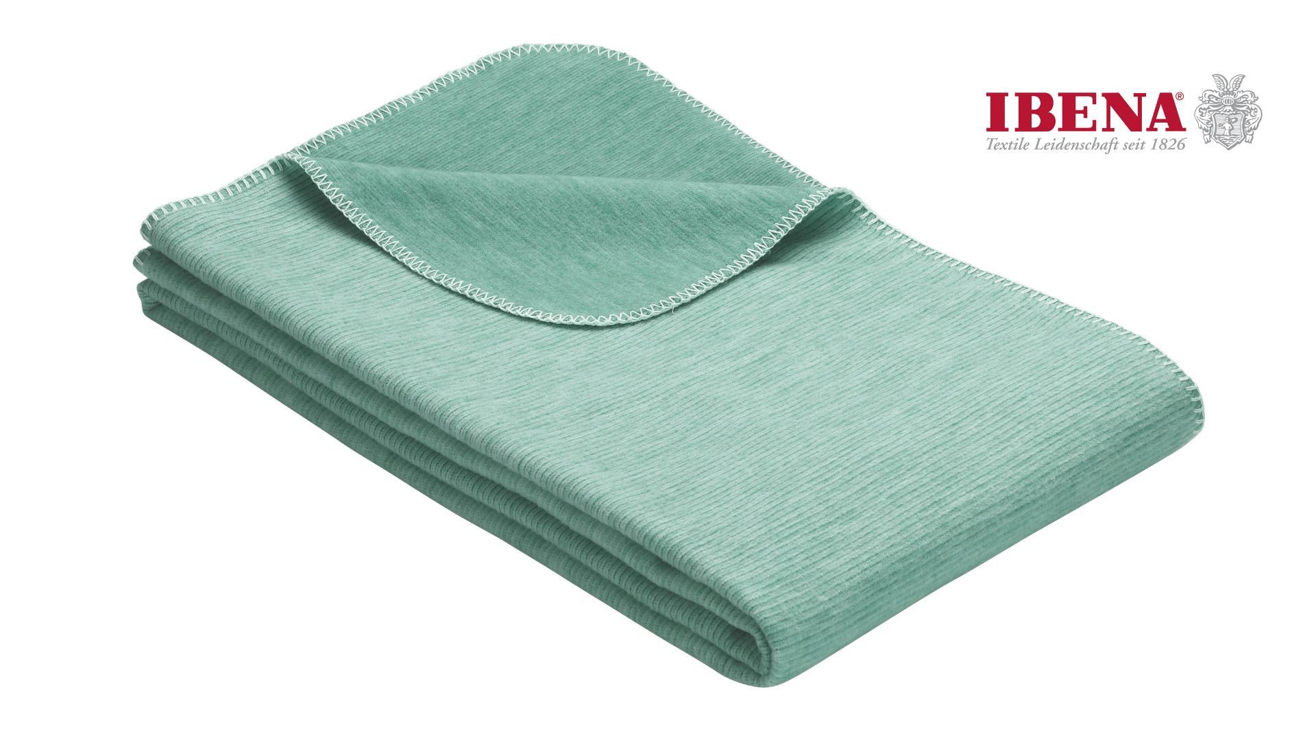 Wohndecke Wohndecke Lausanne, IBENA, in schlichtem Melange-Look