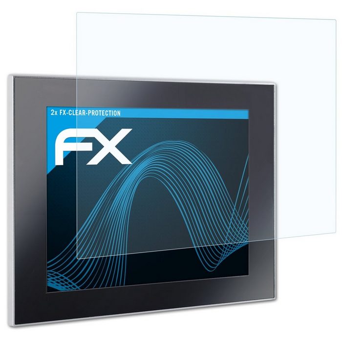 atFoliX Schutzfolie Displayschutz für Nodka TPC6000-C124 12.1 Inch (2 Folien) Ultraklar und hartbeschichtet