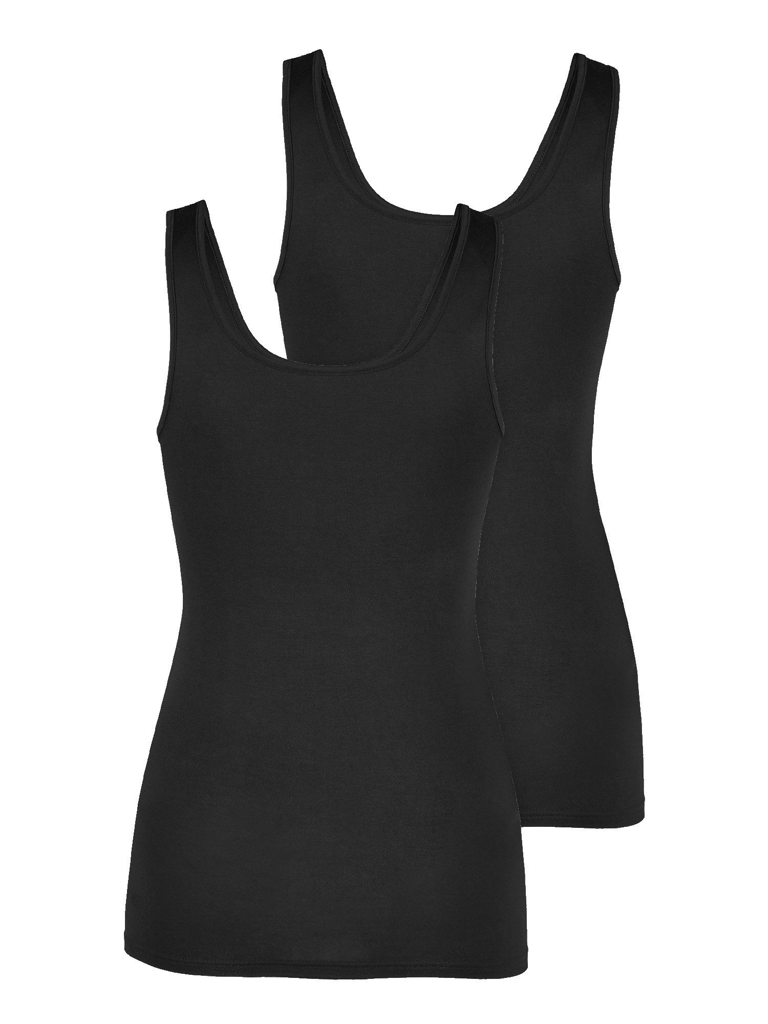 Nina Von C. Achselhemd 2er Pack Damen Achselhemd Motion (Packung, 2-St) mit Modal, ohne Seitennähte, super weich