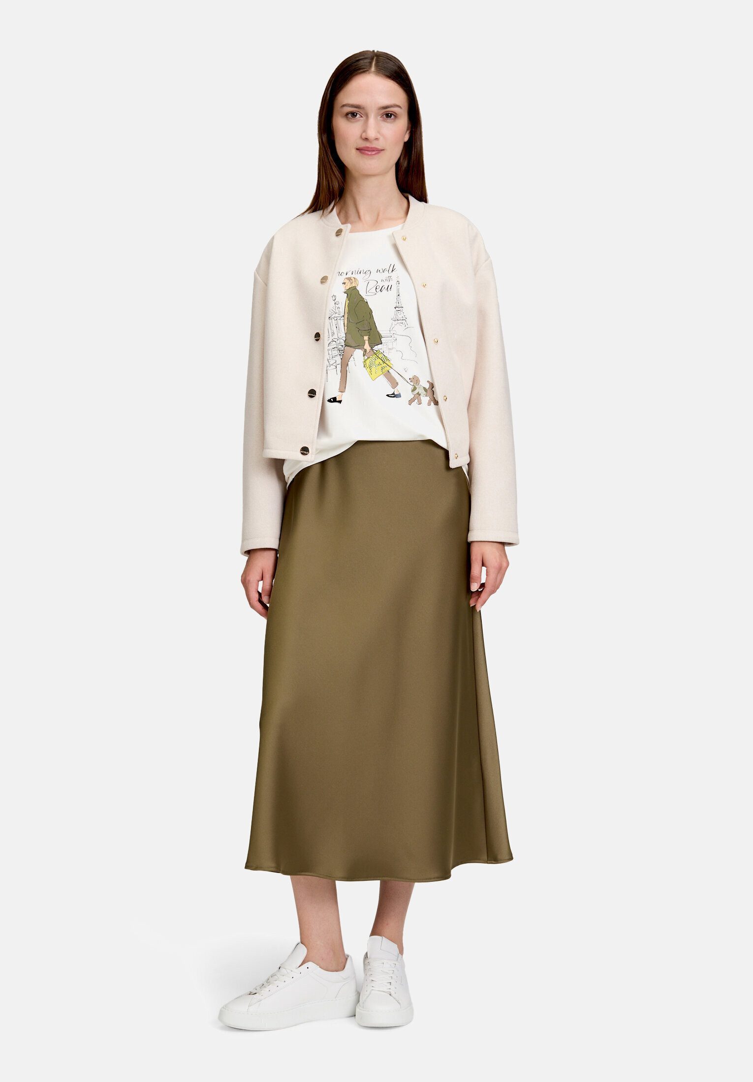 Betty&Co 3/4-Arm-Shirt Damen mit Strass (1-tlg)