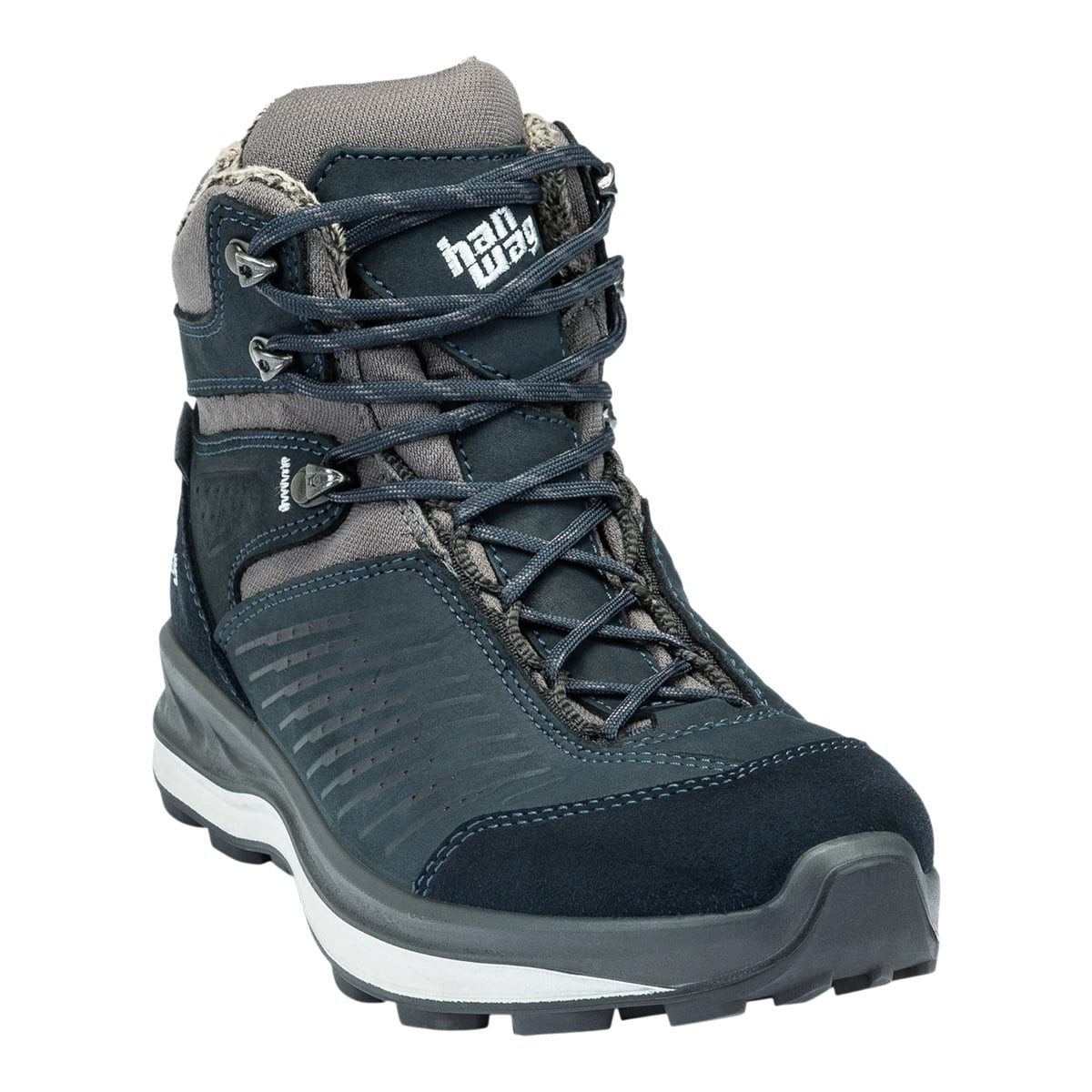 Hanwag Winter-Wanderschuhe Bluerstrait Mid ES (Nubuk- und Veloursleder) Winterstiefel