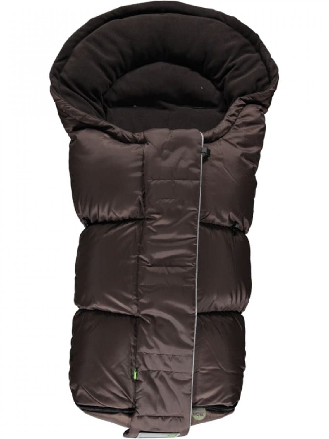 Odenwälder Fußsack Odenwälder Baby Fußsack Lino Dunkel Braun (L)93 x (B)45 cm (Packung), aus Microfleece