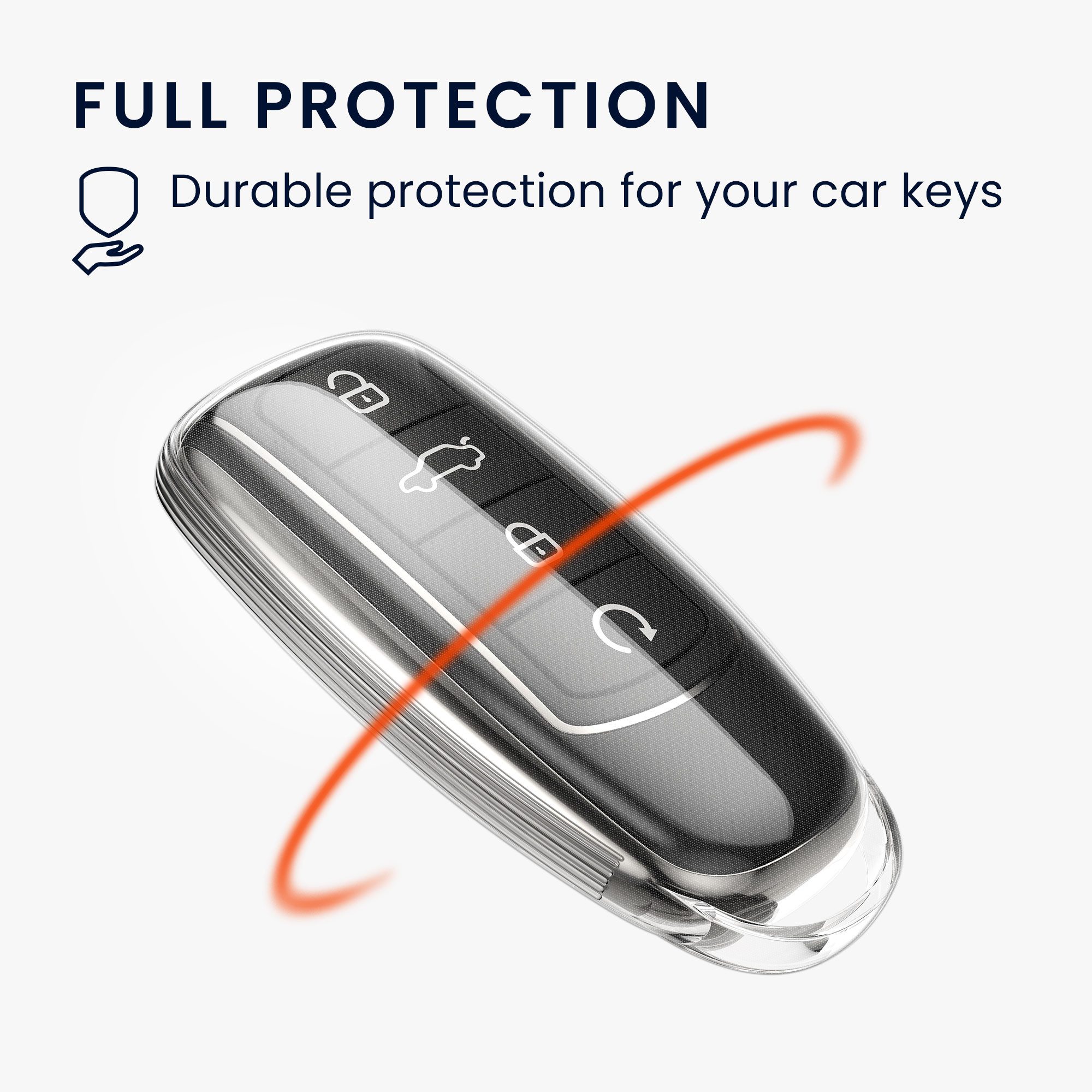 kwmobile Schlüsseltasche Hülle für Chery Omoda C5 / Jaecoo 7 / Tiggo 7 Pro 8 Pro / Arrizo 5 (1-tlg), Schlüsselhülle - Autoschlüssel Silikon Cover